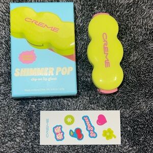 he Creme shop Shimmer Pop Clip-On Lip Gloss